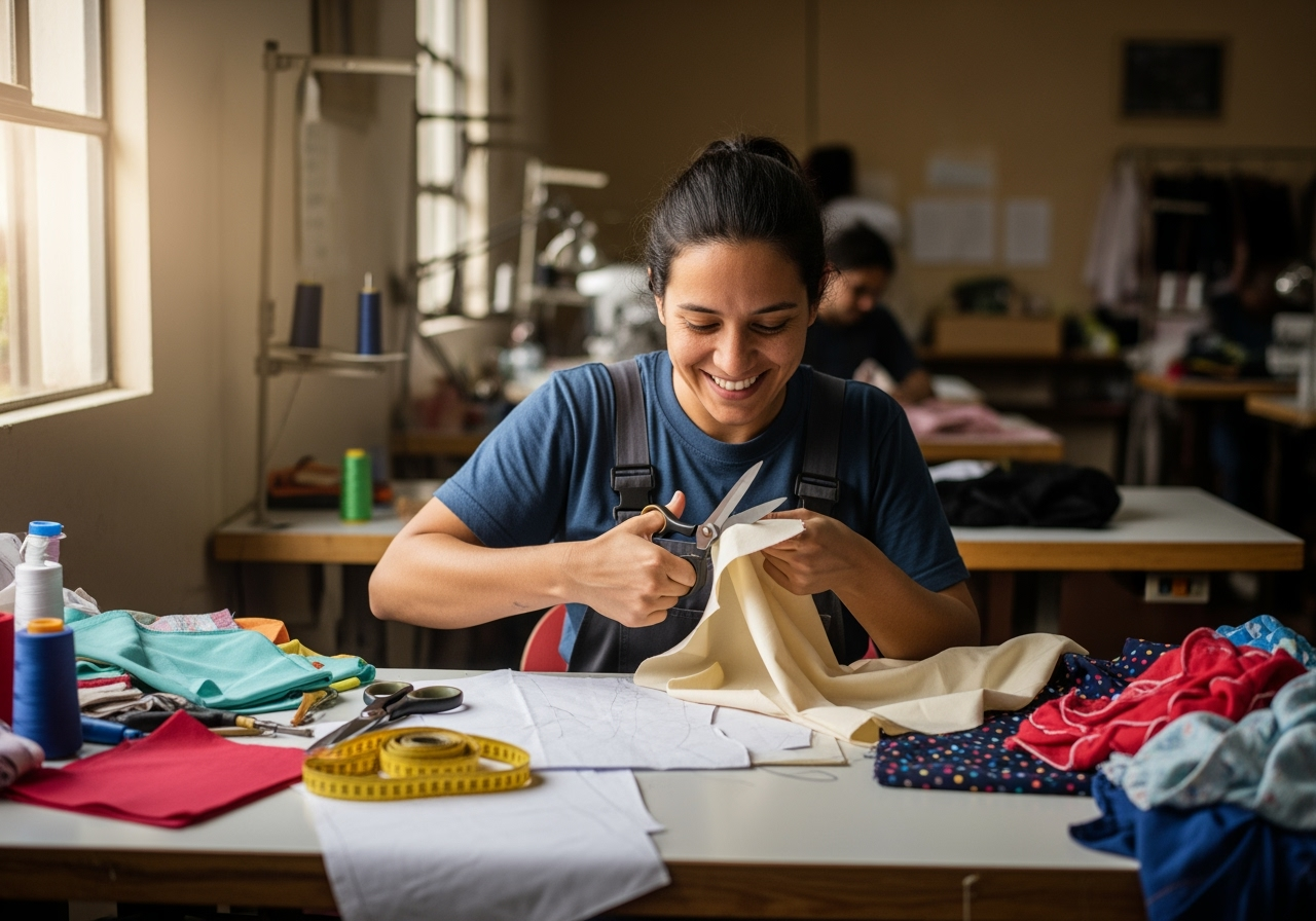 Auxiliar de Corte e Costura: Oportunidades, Empresas e Dicas para a Carreira