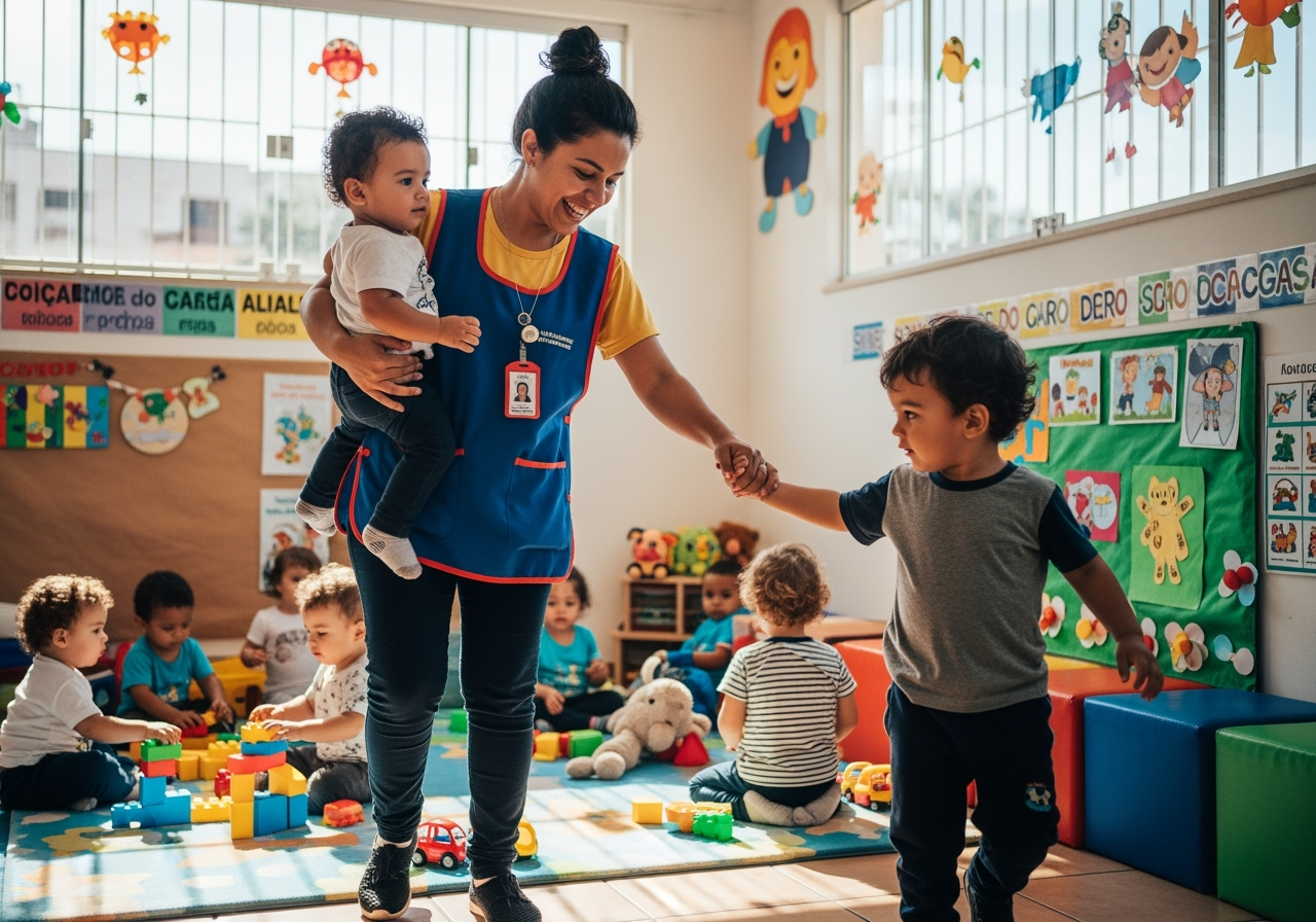 Cuidador Infantil (Creche): Oportunidades, Empresas e Dicas para a Carreira