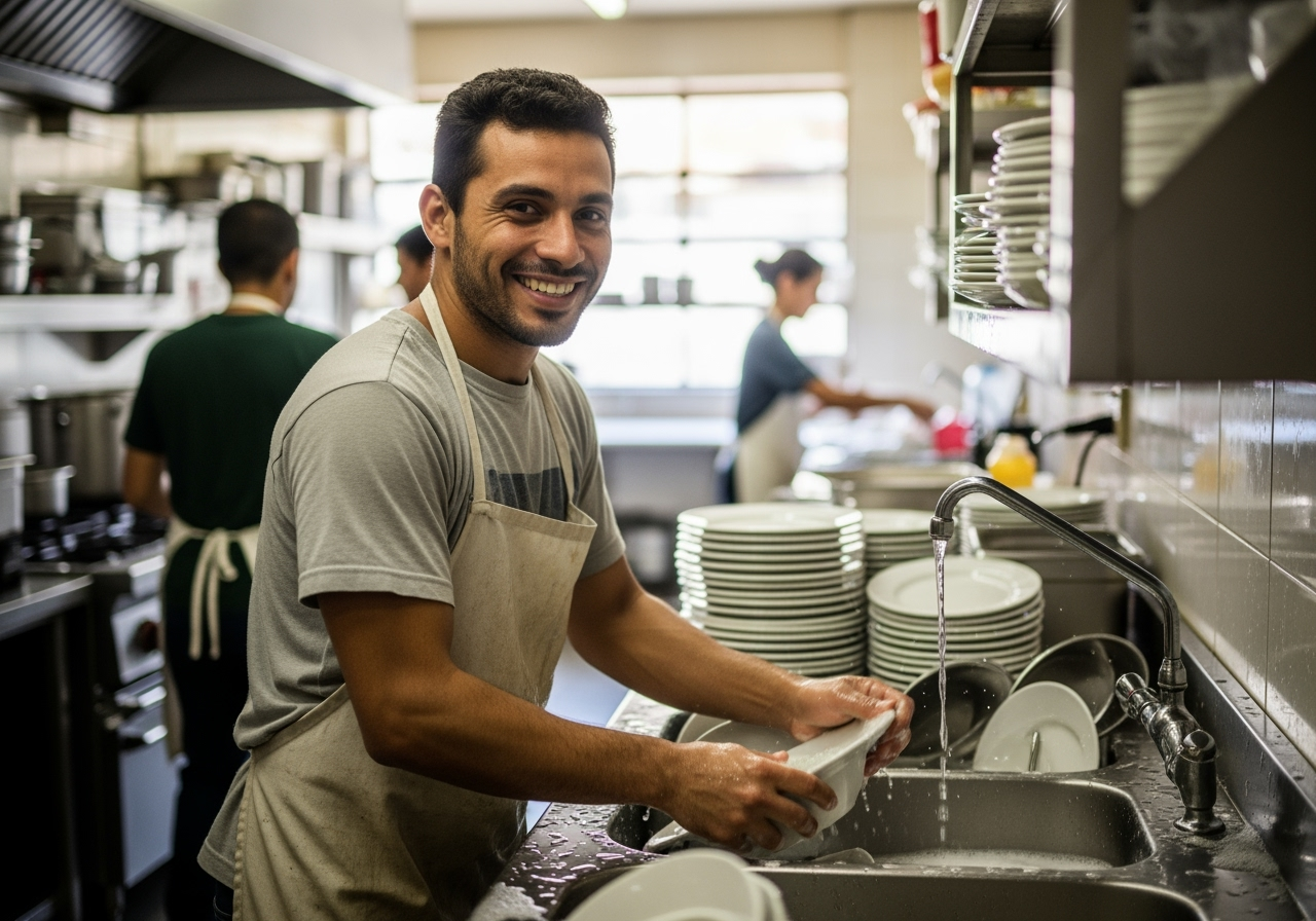 Lavador de Pratos: Oportunidades, Empresas e Dicas para a Carreira