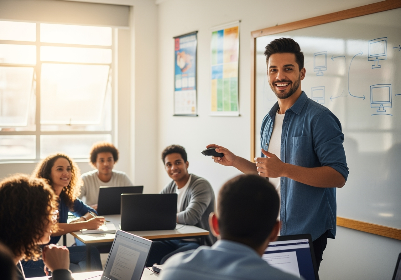 Professor de Informática Básica: Oportunidades, Empresas e Dicas para a Carreira